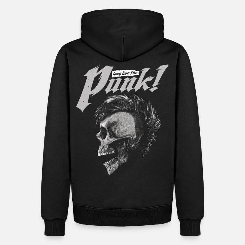 Vive le Punk - Sweat à capuche Premium bio Homme - noir