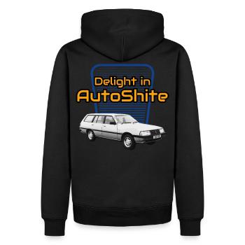 Lonsdale 2.6 Estate Freude an AutoShite - Männer Premium Bio Hoodie - Schwarz - Hinten - Nico (187cm)