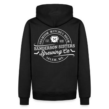 Halloween Gift Witches Brew Witch Hocus Pocus - Men’s Premium Organic Hoodie - black - Back - Nico (187cm)