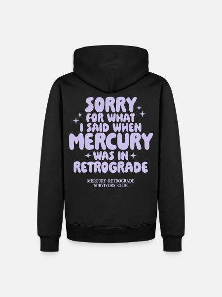 Mercury Retrograde Survivors Club - Men’s Premium Organic Hoodie - black