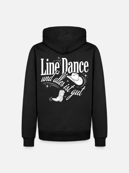 Line Dance Love - Men’s Premium Organic Hoodie - black