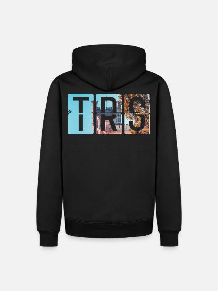 Flughafen Triest TRS - Männer Premium Bio Hoodie - Schwarz