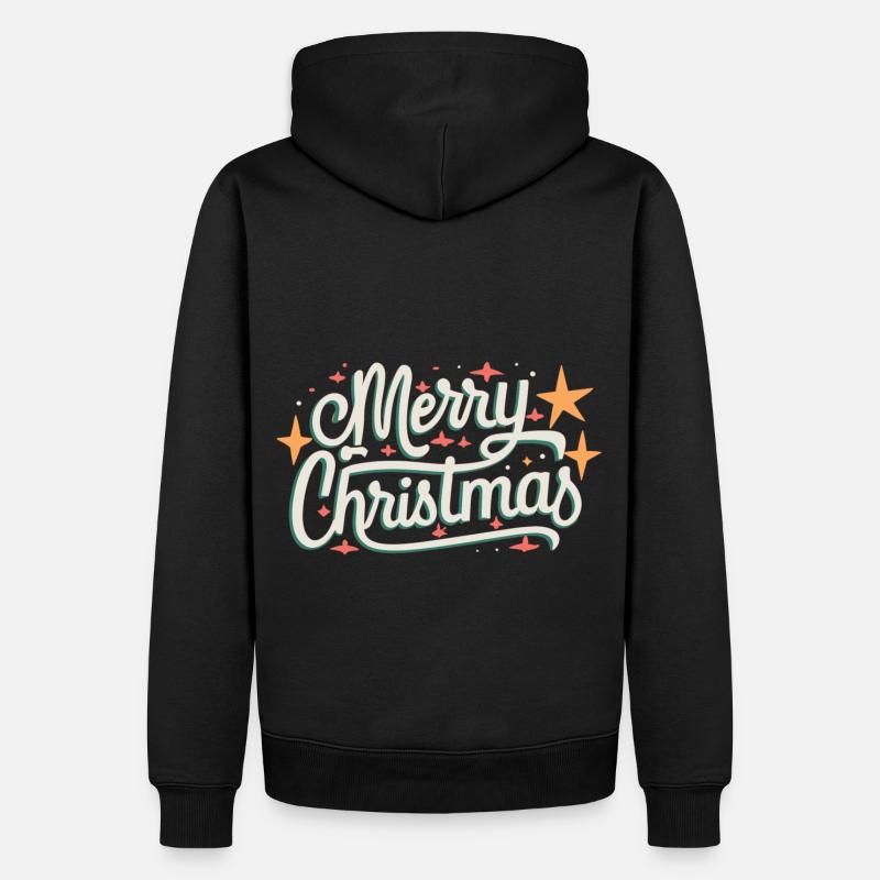 Joyeux Noël - Joyeux Noël! - Sweat à capuche Premium bio Homme - noir