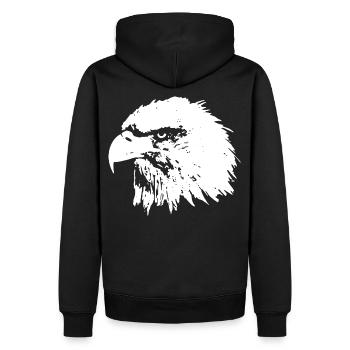 2reborn Eagle Falcon Eagle Falcon Airfighter Navy A - Men’s Premium Organic Hoodie - black - Back - Nico (187cm)