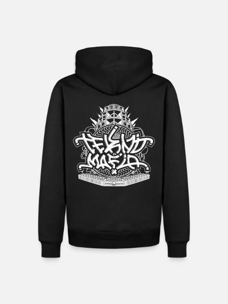 Tekno Mafia 23 Free Party - Men’s Premium Organic Hoodie - black