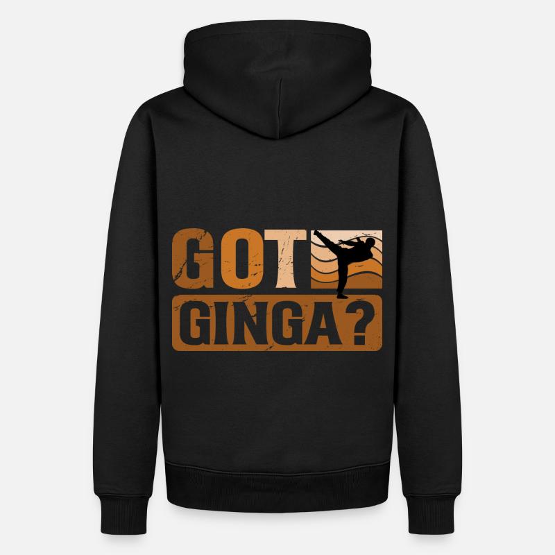 Git Ginga ? - Sweat à capuche Premium bio Homme - noir