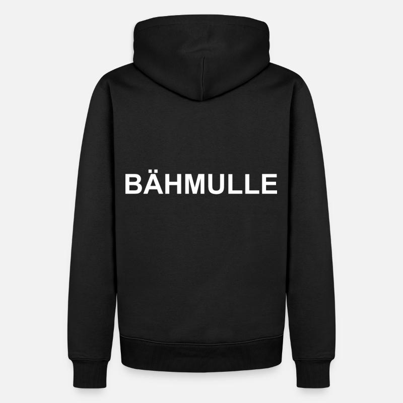 Bähmulle - Männer Premium Bio Hoodie - Schwarz