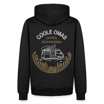 Cool Grandma’s Driving RV Van Cadeau - Sweat à capuche Premium bio Homme - noir - Dos - Nico (187cm)
