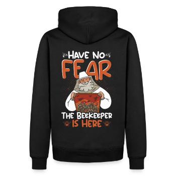 Imker Imkerei Biene Bienen Naturschutz Bienenvolk - Männer Premium Bio Hoodie - Schwarz - Hinten - Nico (187cm)