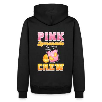 Pink Lemonade Crew Lemonde Stand Lemonade Boss - Sweat à capuche Premium bio Homme - noir - Dos - Nico (187cm)