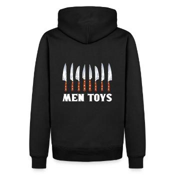 Couteaux Hommes Jouets Couteau Collectionneur Couteau de Chasse - Sweat à capuche Premium bio Homme - noir - Dos - Nico (187cm)