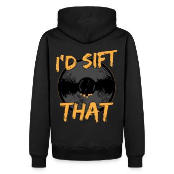 I'd Sift That Gold Panning Gold Prospector - Männer Premium Bio Hoodie - Schwarz - Hinten - Nico (187cm)