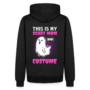 Halloween C’est mon costume de maman effrayant Boo - Sweat à capuche Premium bio Homme - noir - Dos - Nico (187cm)