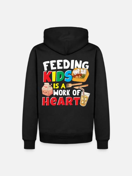 Cafeteria Mitarbeiter Cafeteria-Worker Pensioniert - Männer Premium Bio Hoodie - Schwarz