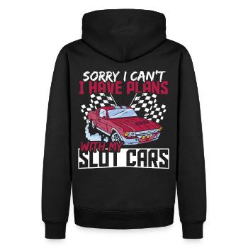 Slotcar Rennen Slotcar Rennen Slot Car Racing Drag - Sweat à capuche Premium bio Homme - noir - Dos - Nico (187cm)