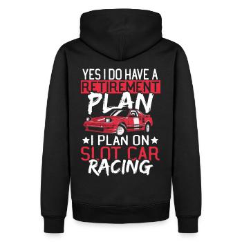 Slotcar Rennen Slotcar Rennen Slot Car Racing Renn - Männer Premium Bio Hoodie - Schwarz - Hinten - Nico (187cm)