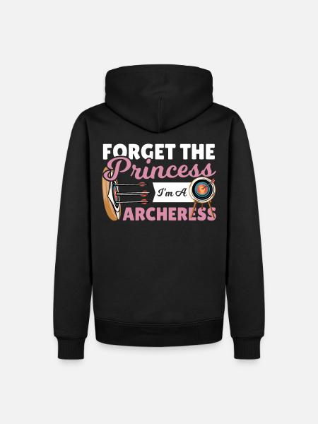Bogenschützin Bogenschießen Bogenschütze - Männer Premium Bio Hoodie - Schwarz