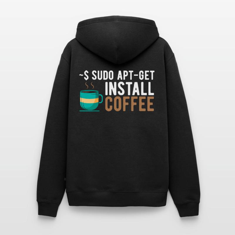 Linux Software Open Source Computer Informatik-Stu Männer Premium Bio Hoodie