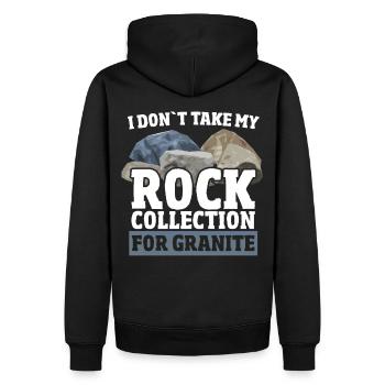 Geologie Geologie Geologe Wissenschaft Fossilien E - Männer Premium Bio Hoodie - Schwarz - Hinten - Nico (187cm)