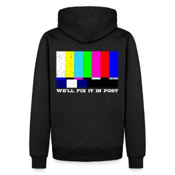 Filmemacher Regie Hollywood Kamera Produzent Kamer - Männer Premium Bio Hoodie - Schwarz - Hinten - Nico (187cm)