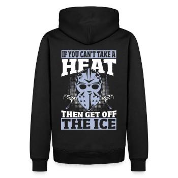 Si vous ne pouvez pas supporter une chaleur, alors quittez la glace - Sweat à capuche Premium bio Homme - noir - Dos - Nico (187cm)