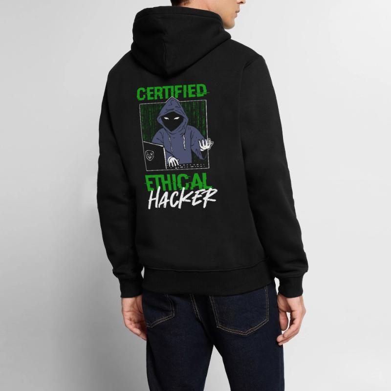 Certified Ethical Hacker Hacking Network Developer Männer Premium Bio Hoodie