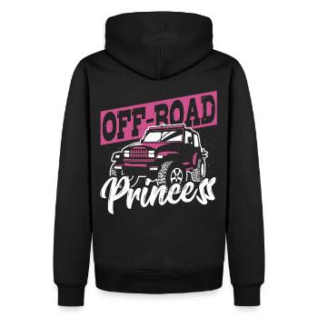 Off-Road Princess Offroading Off-Roading - Männer Premium Bio Hoodie - Schwarz - Hinten - Nico (187cm)