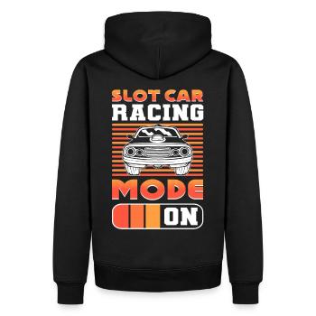 Slot Car Rennen Slot Car Race Slotcar Rennen - Männer Premium Bio Hoodie - Schwarz - Hinten - Nico (187cm)