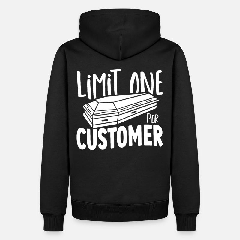 Undertaker Undertaker Morgue - Sweat à capuche Premium bio Homme - noir