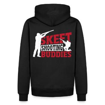 Skeet Shooting Buddies Skeet Shooter Clay Target - Sweat à capuche Premium bio Homme - noir - Dos - Nico (187cm)
