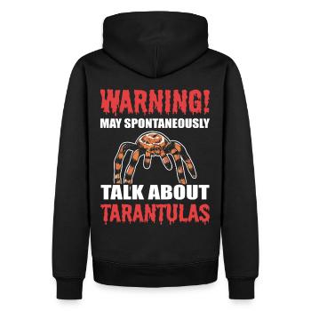 Tarantula-Spinne kann spontan über Taranteln - Männer Premium Bio Hoodie - Schwarz - Hinten - Nico (187cm)