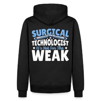 Chirurgischer Technologe Ist nichts für schwache - Männer Premium Bio Hoodie - Schwarz - Hinten - Nico (187cm)