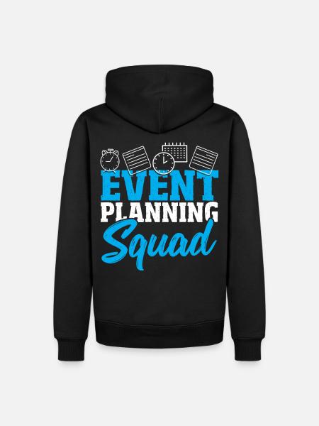 Event-Planung Squad Event-Planung Event-Planer - Männer Premium Bio Hoodie - Schwarz