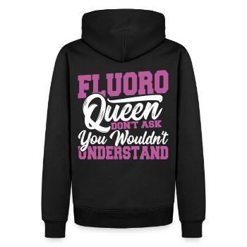 Reine du fluor : Ne demandez pas. Vous ne le feriez pas - Sweat à capuche Premium bio Homme - noir - Dos - Nico (187cm)