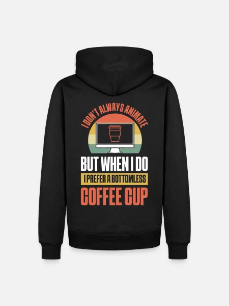 Grafikdesigner 3D-Kunst 3D-Animateur - Männer Premium Bio Hoodie - Schwarz