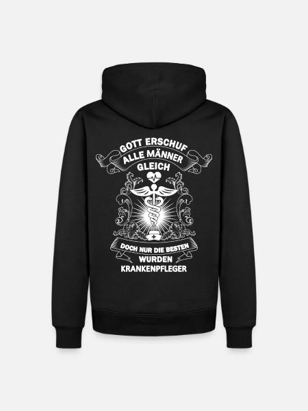 Krankenpfleger - Männer Premium Bio Hoodie - Schwarz