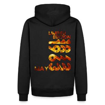 60e anniversaire Homme Femme Millésime original 1963 - Sweat à capuche Premium bio Homme - noir - Dos - Nico (187cm)