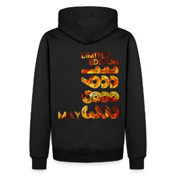 40ème Anniversaire Homme Femme Original Vintage 1983 - Sweat à capuche Premium bio Homme - noir - Dos - Nico (187cm)