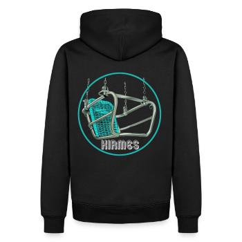 Kirmes Fan fair Rummel Karusell godel - Men’s Premium Organic Hoodie - black - Back - Nico (187cm)