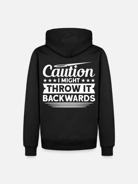 Diskuswurf Diskuswerfer Leichtathletik Diskus - Männer Premium Bio Hoodie - Schwarz