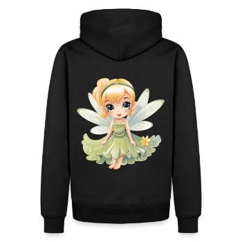 Douce fée avec magie féerique pour les enfants et les dames - Sweat à capuche Premium bio Homme - noir - Dos - Nico (187cm)