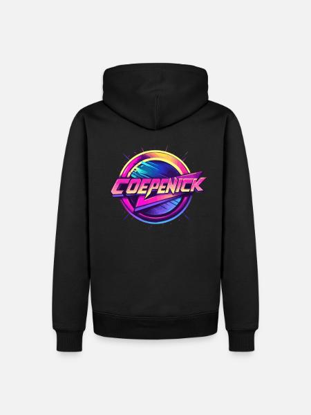 Berlin Köpenick Souvenir Cöpenick Retro-Style - Men’s Premium Organic Hoodie - black