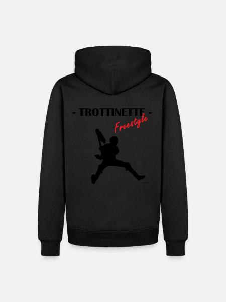 Schwarzes Roller-Logo - Männer Premium Bio Hoodie - 