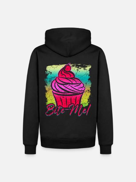 Cupcake - Men’s Premium Organic Hoodie - black