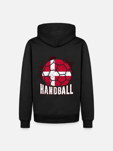 Denmark Handball - Men’s Premium Organic Hoodie - black