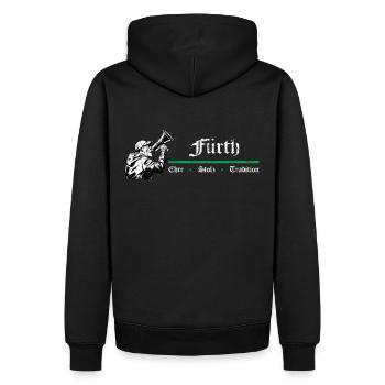 Fürth Honor Pride Tradition - Sweat à capuche Premium bio Homme - noir - Dos - Nico (187cm)