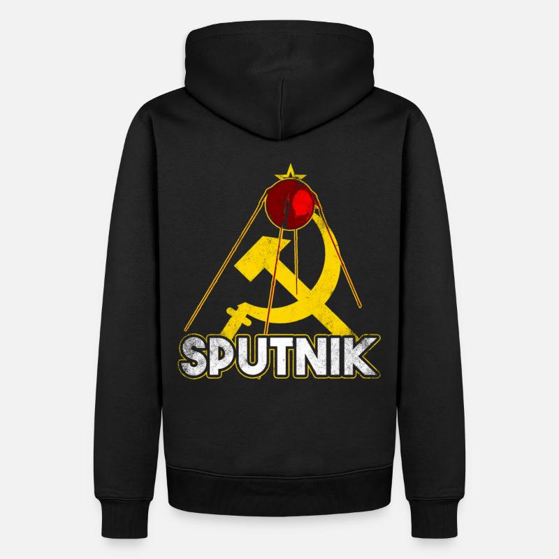 Satellite Spoutnik - Sweat à capuche Premium bio Homme - noir