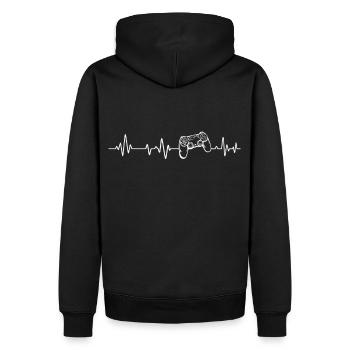 Gamer Video Games Console Gaming Gaming T-Shirt - Men’s Premium Organic Hoodie - black - Back - Nico (187cm)