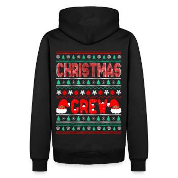 Équipe de Noël Weihnachten - Sweat à capuche Premium bio Homme - noir - Dos - Nico (187cm)