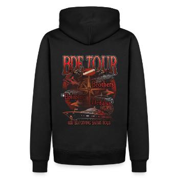 Egypte BDE Plongée Elphinstone Dedalus Brothers - Sweat à capuche Premium bio Homme - noir - Dos - Nico (187cm)